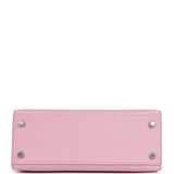 Hermes Special Order (HSS) Kelly Sellier 25 Mauve Sylvestre Verso Epsom Palladium Hardware - Thumbnail View 6