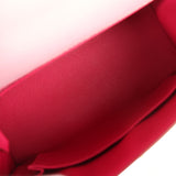 Hermes Special Order (HSS) Kelly Sellier 25 Mauve Sylvestre Verso Epsom Palladium Hardware - Thumbnail View 8