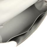 Hermes Kelly Sellier 28 Gris Pantin Epsom Palladium Hardware - Thumbnail View 8