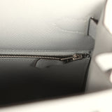 Hermes Kelly Sellier 28 Gris Pantin Epsom Palladium Hardware - Thumbnail View 9