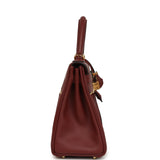Hermes Kelly Lakis 28 Rouge H Swift Gold Hardware - Thumbnail View 3