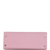 Hermes Kelly Sellier 28 Mauve Sylvestre Epsom Palladium Hardware - Thumbnail View 6