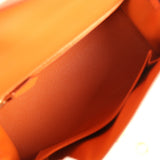 Hermes Kelly Sellier 25 Orange Epsom Gold Hardware - Thumbnail View 8