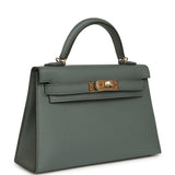 Hermes Kelly Sellier 20 Vert Amande Epsom Permabrass Hardware - Thumbnail View 2