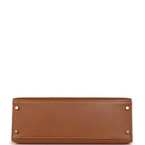 Vintage Hermes Kelly Sellier 32 Gold Epsom Gold Hardware - Thumbnail View 6