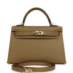 Hermes Kelly Sellier 20 Dune Madame Permabrass Hardware