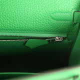 Hermes Kelly Retourne 25 Bambou Togo Palladium Hardware - Thumbnail View 9