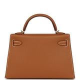 Hermes Kelly Sellier 20 Gold Epsom Gold Hardware - Thumbnail View 4