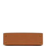 Hermes Kelly Sellier 20 Gold Epsom Gold Hardware - Thumbnail View 6