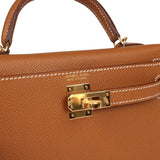 Hermes Kelly Sellier 20 Gold Epsom Gold Hardware - Thumbnail View 7
