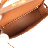 Hermes Kelly Sellier 20 Gold Epsom Gold Hardware - Thumbnail View 8