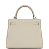 Hermes Kelly Retourne 25 Beton Togo Palladium Hardware - Thumbnail View 4