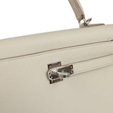 Hermes Kelly Retourne 25 Beton Togo Palladium Hardware - Thumbnail View 7