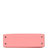 Hermes Kelly Sellier 20 Rose Confetti Epsom Palladium Hardware - Thumbnail View 6
