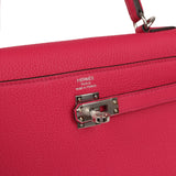 Hermes Kelly Retourne 25 Rose Mexico Togo Palladium Hardware - Thumbnail View 7