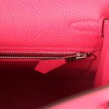 Hermes Kelly Retourne 25 Rose Mexico Togo Palladium Hardware - Thumbnail View 9
