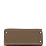 Pre-owned Hermes Kelly Retourne 28 Etoupe Togo Palladium Hardware - Thumbnail View 6