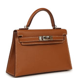 Pre-owned Hermes Kelly Sellier 20 Gold Epsom Palladium Hardware - Thumbnail View 2