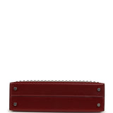 Hermes Kelly Sellier 20 Clouté Rouge H Box Palladium Hardware - Thumbnail View 6