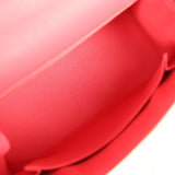 Hermes Kelly Sellier 25 Rose Lipstick Chevre Mysore Palladium Hardware - Thumbnail View 8