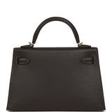 Hermes Kelly Sellier 20 Bai-Brun Epsom Permabrass Hardware - Thumbnail View 4