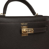 Hermes Kelly Sellier 20 Bai-Brun Epsom Permabrass Hardware - Thumbnail View 7