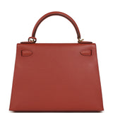 Hermes Kelly Sellier 28 Rouge Venitien Epsom Gold Hardware - Thumbnail View 4