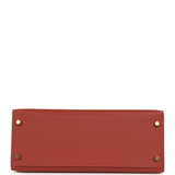 Hermes Kelly Sellier 28 Rouge Venitien Epsom Gold Hardware - Thumbnail View 6