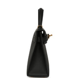 Hermes Kelly Sellier 20 Black Epsom Gold Hardware - Thumbnail View 3