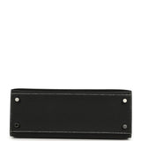 Hermes Special Order (HSS) Kelly Sellier 25 Black Verso Epsom Brushed Palladium Hardware - Thumbnail View 6