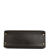 Vintage Hermes Kelly Sellier 28 Ebene Chamonix Gold Hardware - Thumbnail View 6