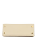Hermes Kelly Sellier 25 Craie Epsom Gold Hardware - Thumbnail View 6