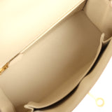 Hermes Kelly Sellier 25 Craie Epsom Gold Hardware - Thumbnail View 8