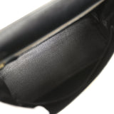 Vintage Hermes Kelly Retourne 32 Black Box Gold Hardware - Thumbnail View 8