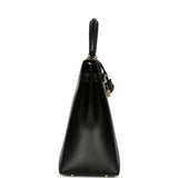 Vintage Hermes Kelly Sellier 35 Black Box Gold Hardware - Thumbnail View 3