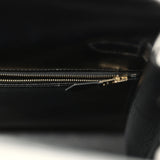 Vintage Hermes Kelly Sellier 35 Black Box Gold Hardware - Thumbnail View 9