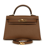 Hermes Kelly Sellier 20 Alezan Epsom Gold Hardware - Thumbnail View 1