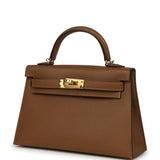 Hermes Kelly Sellier 20 Alezan Epsom Gold Hardware - Thumbnail View 5