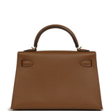 Hermes Kelly Sellier 20 Alezan Epsom Gold Hardware - Thumbnail View 4