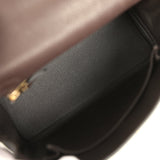 Pre-owned Hermes Kelly Retourne 25 Ebene Barenia Faubourg Gold Hardware - Thumbnail View 9