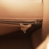 Pre-owned Hermes Ghillies Kelly Retourne 35 Argile Swift and Grain D'H Palladium Hardware - Thumbnail View 9