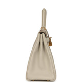 Pre-owned Hermes Kelly Retourne 28 Beton Togo Gold Hardware - Thumbnail View 3