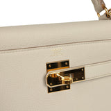 Pre-owned Hermes Kelly Retourne 28 Beton Togo Gold Hardware - Thumbnail View 7