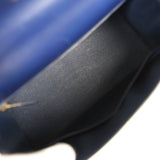 Vintage Hermes Kelly Sellier 28 Bleu Saphir Box Gold Hardware - Thumbnail View 8
