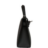 Hermes Kelly Sellier 20 Black Epsom Palladium Hardware - Thumbnail View 3