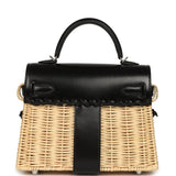 Hermes Mini Picnic Kelly 20 Black Box Palladium Hardware - Thumbnail View 4