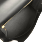 Hermes Kelly Retourne 25 Black Swift and Varanus Niloticus Lizard Touch Gold Hardware - Thumbnail View 8