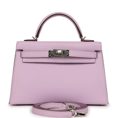 Hermes Kelly Sellier 20 Guimauve Epsom Palladium Hardware