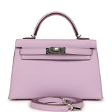Hermes Kelly Sellier 20 Guimauve Epsom Palladium Hardware - Thumbnail View 1