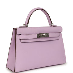 Hermes Kelly Sellier 20 Guimauve Epsom Palladium Hardware